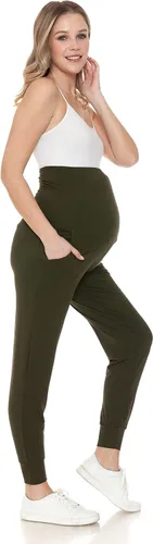 Miniatura 217 de Leggings Depot Pantalones de maternidad para mujer, sobre el vientre, pantalones deportivos casuales para descansar