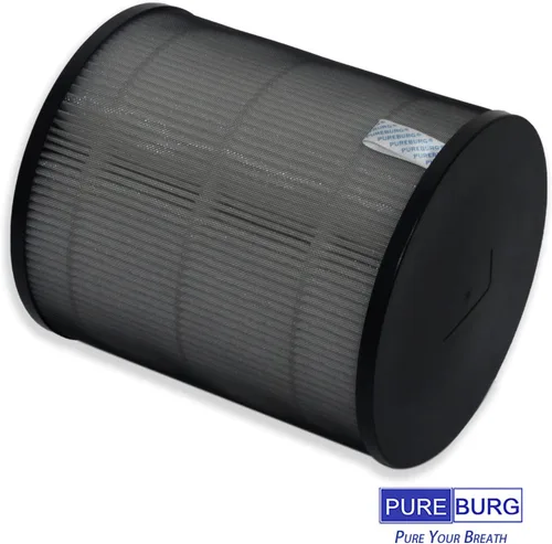 Miniatura 2 de PUREBURG Filtro de repuesto compatible con Jafända JF100 Jafanda purificador de aire JF100-RF, H13 True HEPA y filtración multicapa de carbón