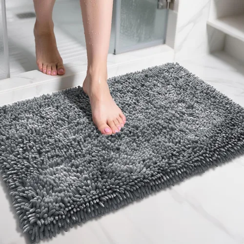 Miniatura 105 de Yimobra - Alfombra grande para baño antideslizante de 36x24 pulgadas, extra gruesa y suave, absorbente de felpilla, alfombras de baño lavables a
