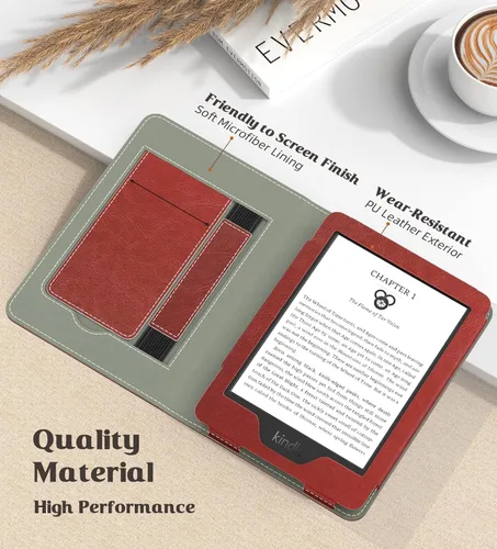 Miniatura 4 de MoKo - Funda para Kindle de 6 pulgadas (11ª generación, versión 2024/2022), Kindle (10ª generación, 2019) y Kindle (8ª generación, 2016), funda