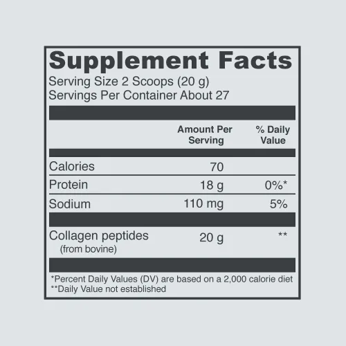 Miniatura 2 de Vital Proteins Píldoras del colágeno del polvo 19.3oz+ de los péptidos del colágeno, tipo II