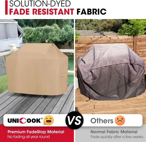 Miniatura 3 de Unicook - Funda para parrilla de barbacoa al aire libre de 48 pulgadas, cubierta resistente al agua para parrilla de 2 quemadores, compatible