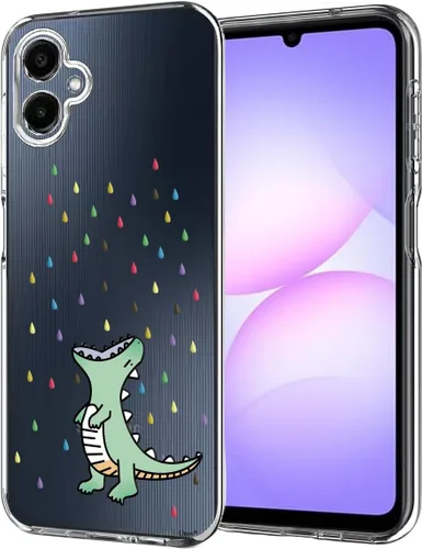 Miniatura 28 de Unov Funda diseñada para Galaxy A06 4G, funda transparente con [patrón antideslizante en relieve], protección delgada a prueba de golpes