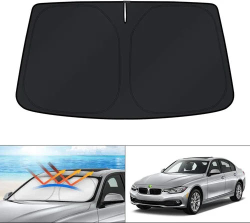Miniatura 30 de KUST - Parasol plegable para parabrisas para Ford Ranger, accesorios 2019-2025 2026, parasol personalizado para ventana, protector solar plegable