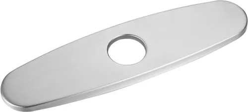Placa de Grifo, ALEASHA - Cubierta de Lavadero de Cocina de Acero Inoxidable de 10 Pulgadas, Placa de Escudo para Grifo de 1 o 3 Agujeros para Baño