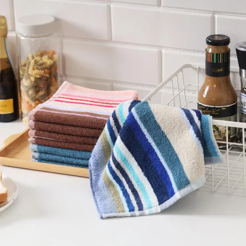 Miniatura 6 de Oeleky - Paños de cocina para lavar platos, trapos de platos ultra absorbentes, paños de limpieza de algodón, paquete de 8, 12x12 pulgadas