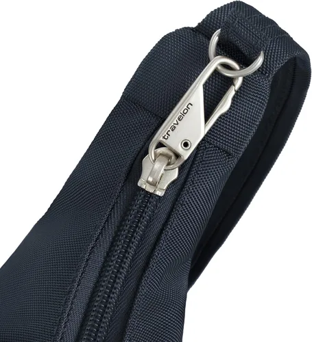 Miniatura 12 de Travelon Bolsa bandolera clásica antirrobo esencial, color negro