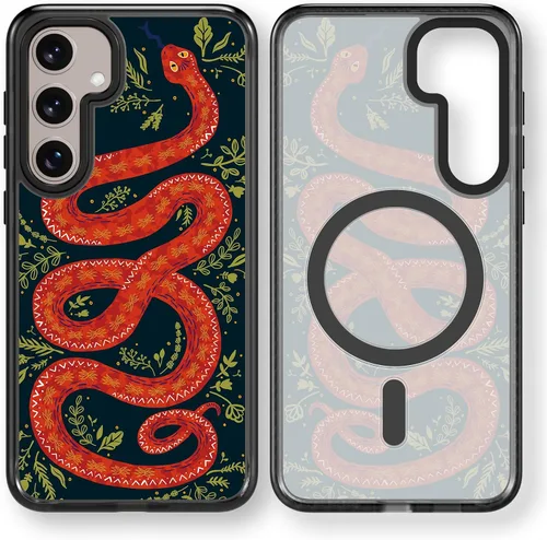 Miniatura 38 de Rosarnnah Funda compatible con Samsung Galaxy S24 Ultra, bonita estética, a la moda, divertida funda con estampado de gatito y gato, duradera a
