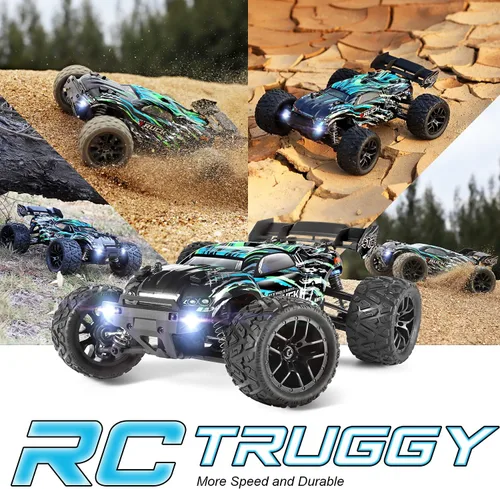 Miniatura 2 de HAIBOXING - Autos de control remoto Hailstorm, 36+ km/h de velocidad alta, 4WD, escala 1:18, resistente al agua, truggy de control remoto
