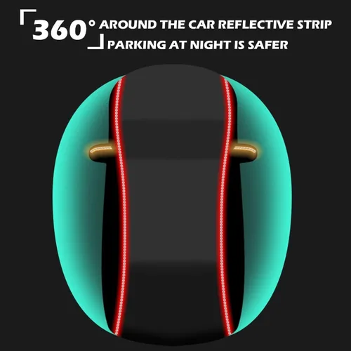 Miniatura 4 de Car Cover Outdoor for Dacia Stepway/Sandero, Car Cover Waterproof Breathable Large, Car Cover Summer,Sun UV Resistent Dustproof Custom,14-Point A2
