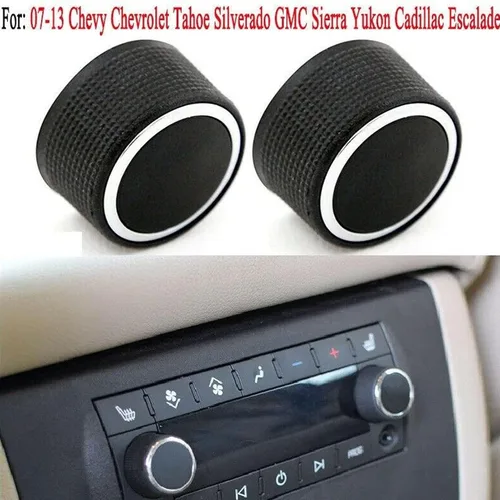 Miniatura 6 de Pomo de control trasero, 2 piezas de botón de volumen de audio trasero 22912547 reemplazo de botón de volumen de audio para Suburban 2007‑2013