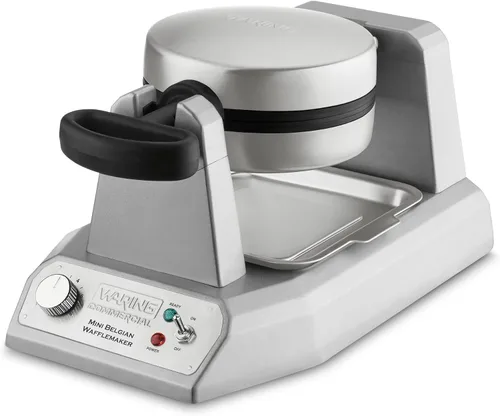 Miniatura 8 de Waring Commercial WMB400X - Mini waflera belga simple con rejillas de aluminio fundido 120V, 1200W enchufe de fase 5-15