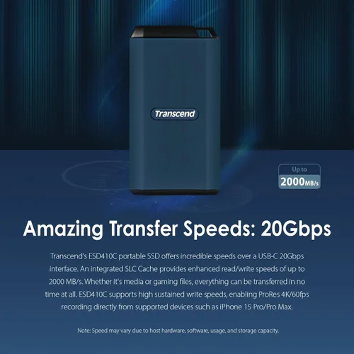 Miniatura 5 de Transcend 500GB ESD380C, External Solild State Drive, Portable SSD, Rugged Shield, Gen 2x2 USB Type-C, Up to 2000 MB/s - TS500GESD380C