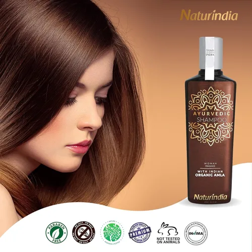 Miniatura 7 de Champú orgánico ayurvédico para el crecimiento del cabello Amla Indian Vitalize Formula para cabello brillante y fuerte con vitamina C y hierbas