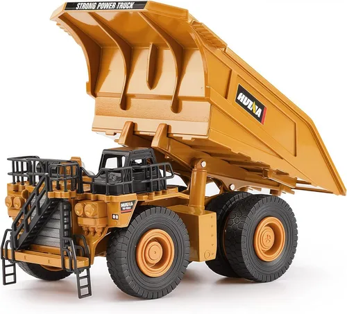 Miniatura 11 de Gemini&Genius Juguete de excavadora de taladro, auto de máquina de demolición, juguetes de vehículos de construcción, escala 1/40, martillo