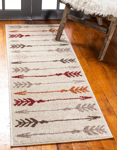 Miniatura 17 de Unique Loom Autumn Collection - Alfombra rectangular de 5 pies 3 pulgadas x 8 pies, color marfil y gris Marfil/Gris