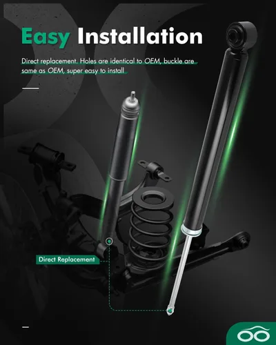 Miniatura 6 de SCITOO - Amortiguadores traseros para Mazda se adapta a 2014-2018 para Mazda 3 Shocks 3430041 5540 - Juego de 2 piezas