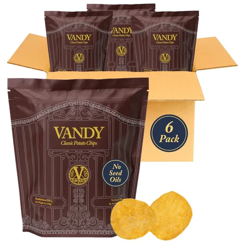 Miniatura 12 de Vandy Patatas fritas fritas – Snacks sin aceite de semilla – Patatas fritas sin gluten – Hecho con papas, sebo de carne alimentado con hierba, sal