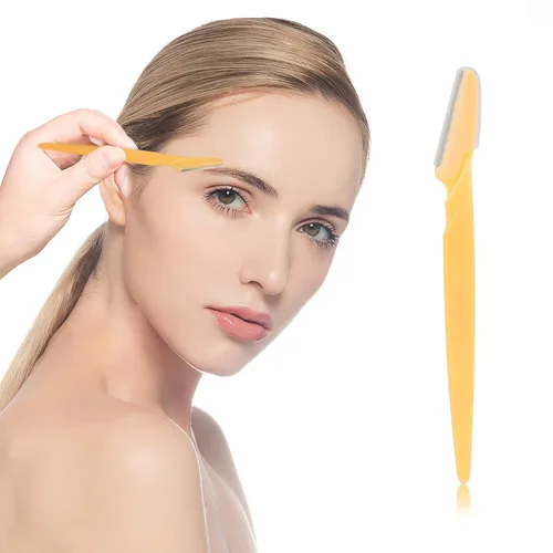 Miniatura 5 de 30 piezas de maquinilla de afeitar de cejas modeladora de cejas afeitadora facial con cubierta de precisión para mujeres y hombres