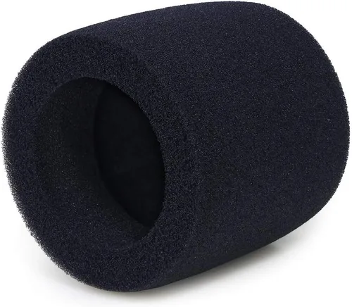 Miniatura 7 de SUNMON Shure MV7 Pop Filter - Cubierta de espuma para parabrisas de micrófono profesional compatible con micrófono Shure MV7 Podcast para minimizar