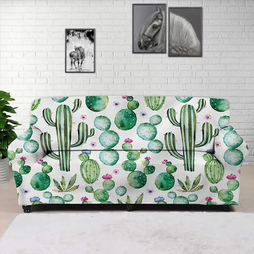 Miniatura 2 de Horeset Snowy Tree - Funda de sofá para 2 cojines, decoración del hogar, funda protectora de muebles para perro, impermeable y lavable Árbol nevado