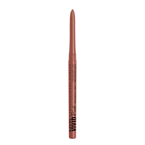 Miniatura 18 de NYX Maquillaje Profesional Lápiz de ojos mecánico, Mecánico rico vívido, Delineador retráctil cremoso - Deslumbrante ámbar, Delineador dorado