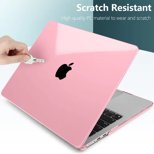 Miniatura 4 de TWOLSKOO Funda compatible con M4 MacBook Air de 15 pulgadas versión 2025-2023 M4 A3241 M3 A3114 M2 A2941, carcasa rígida de plástico, protector