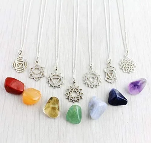 Miniatura 3 de Two Cups Collar de chakra raíz Joyería curativa Longitud de la cadena ajustable.