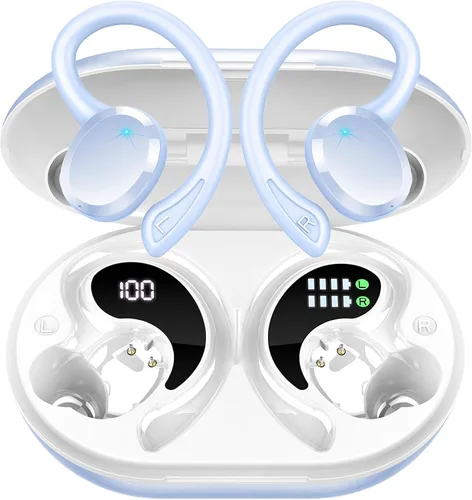 Miniatura 10 de Auricular Inalámbrico, Auriculares Bluetooth 5.4 de 75Hrs IP7 Impermeables para Deporte, Auriculares Inalámbricos para Correr con ENC Cancelación