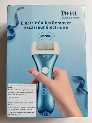 Miniatura 9 de Removedor eléctrico de callos de pies, kit de pedicura electrónico recargable, removedor de callos eléctrico para pies, limpiador de piel muerta