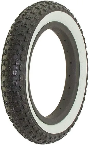Miniatura 4 de Alta Neumático de bicicleta Duro 12 1/2 "x 2 1/4" Comp 3 hilos estilo niños bicicleta neumático, varios colores Negro