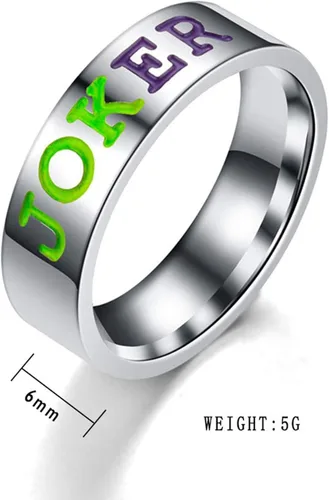 Miniatura 4 de BICMTE joker ringsNew Joker Lover Couple Stainless Steel Wedding RingsJewelry The Joker His and Hers RingAnniversary