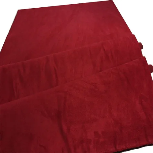 Mybecca Tela de microgamuza de 58/60 pulgadas de ancho por The Yard Color: rojo chino (cortado por separado por 1 yarda para pedidos Prime)
