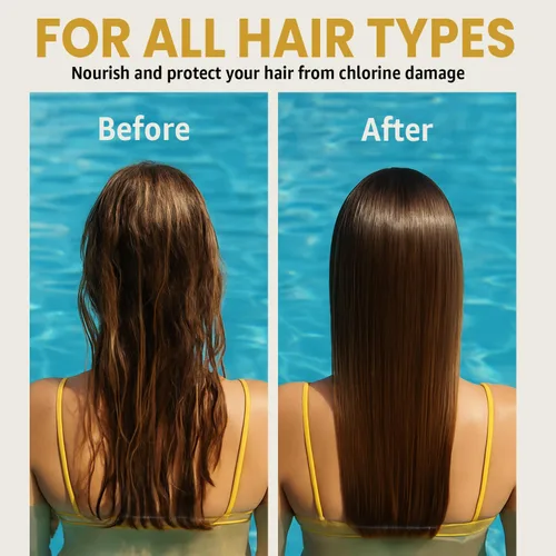 Miniatura 7 de Champú y acondicionador de agua dura - Limpiador quelante 2 en 1 para eliminación de acumulaciones, cabello suave y brillante - Con complejo
