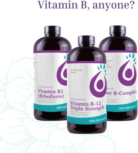 Miniatura 8 de Life Solutions Liquid Super B Complex -32 oz Aumenta naturalmente los niveles de energía de tu cuerpo