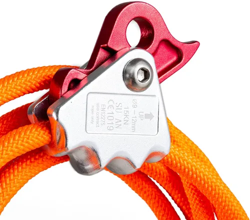 Miniatura 7 de Kit de línea de acero de 1/2 "x 8' para árboles trepadores Cordón ajustable con núcleo de acero para escalada de árboles, arnés de cordón Flipline