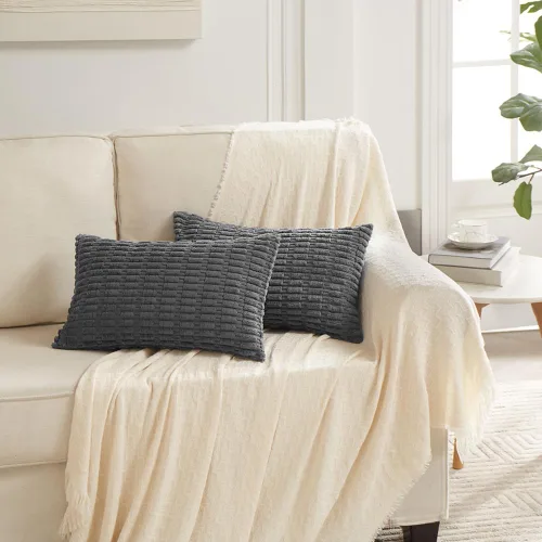 Miniatura 107 de Fancy Homi - Paquete de 2 fundas de almohada decorativas de color taupe de 22 x 22 pulgadas para sala de estar, sofá, cama, estilo rústico, bohemio