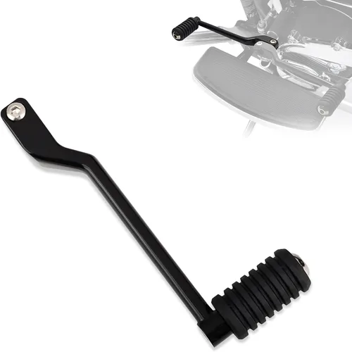 Clavijas de cambio de dedos, palanca de cambios delantera con clavijas de cambio para Harley FL Softail 1986-2017, Touring 1988 y posteriores y Negro