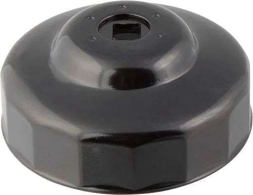Steelman 90mm x 15 Flauta Llave para tapa del filtro de aceite, accionamiento de 3/8 de pulgada, diseño de bajo perfil para espacios reducidos