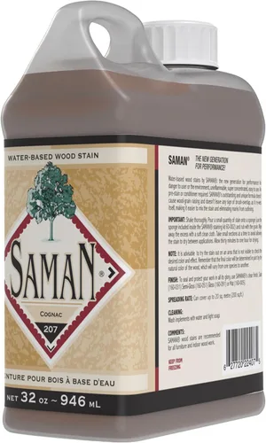 Miniatura 65 de SamaN Tinte para Madera Interior a Base de Agua - Tinte Natural para Muebles, Molduras, Paneles de Madera, Gabinetes (Forest TEW-104-12, 12 oz)