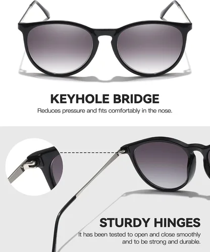 Miniatura 3 de IGnaef Reading Sunglasses for Women, Full Lens readers UV400 Protection IF8859