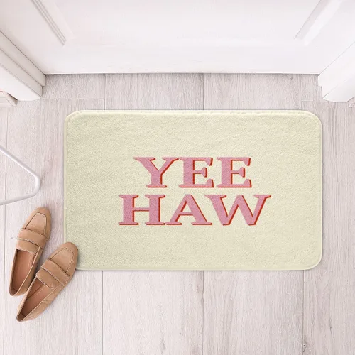Miniatura 20 de Feelyou Tapetes de baño estampados, con patrón de sombrero occidental, para niños y niños, vaquera rosa, para ducha, accesorios de baño abstractos