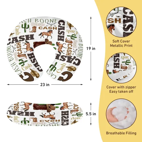 Miniatura 6 de Dyoart Funda de almohada de lactancia para bebé, regalos con nombre personalizado, ultra suave y cómoda para niños y niñas, lactancia materna