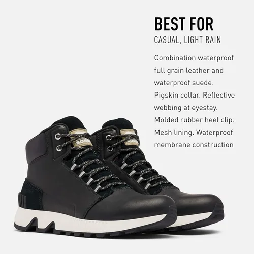 Miniatura 3 de Sorel Tenis impermeables Mac Hill Mid LTR para hombre, Nieve