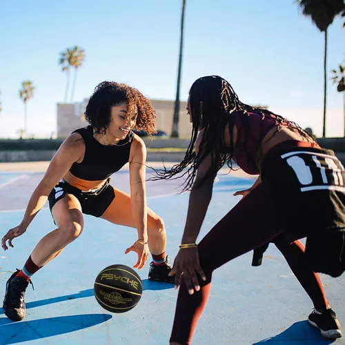 Miniatura 6 de Baloncesto para niños y jóvenes, tamaño 4/5 (25.5/27.5 pulgadas), baloncesto de goma de alta calidad para niños y niñas, juegos de piscina