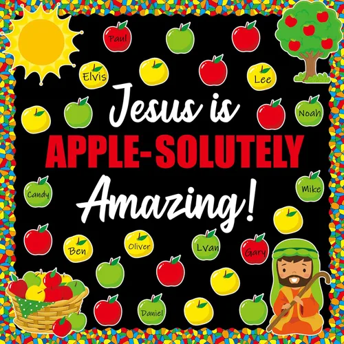 Miniatura 19 de gisgfim Decoración de tablón de anuncios de primavera con diseño de abeja Jesús, abeja, Jesús quien quiere que te abeja, decoración de aula