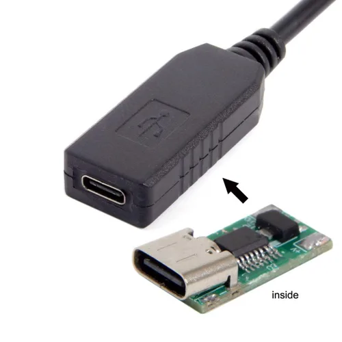 Miniatura 6 de chenyang Adaptador USB C a CC 20V USB C a 0.157 * 0.067 in Enchufe de alimentación PD 65W Emulador Trigger Cable de carga