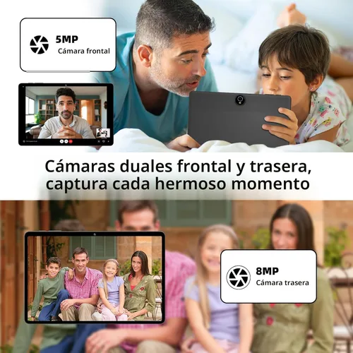 Miniatura 7 de COLORROOM Tablet Android 16 2026 de 11 pulgadas, desbloqueo facial, carga rápida de 18 W, 32 GB+128 GB+1 TB expandir, CPU octa-core, batería grande