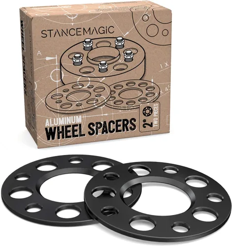 Miniatura 6 de StanceMagic - Espaciadores de rueda centrados en el cubo de 5 mm, 5x114.3 (altura del orificio de 67.1 mm) Compatibles con Hyundai Genesis Tiburon