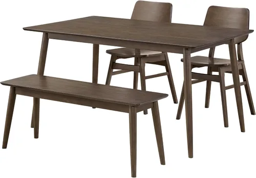 Miniatura 66 de Alaterre Furniture Calais Dining - Juego de 2 sillas de comedor moderno de mediados de siglo, juego de sillas de madera maciza con diseño